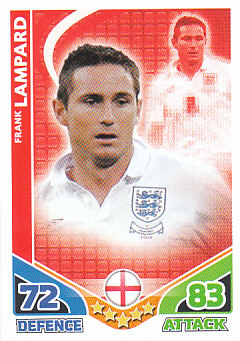 Frank Lampard England 2010 World Cup Match Attax #67